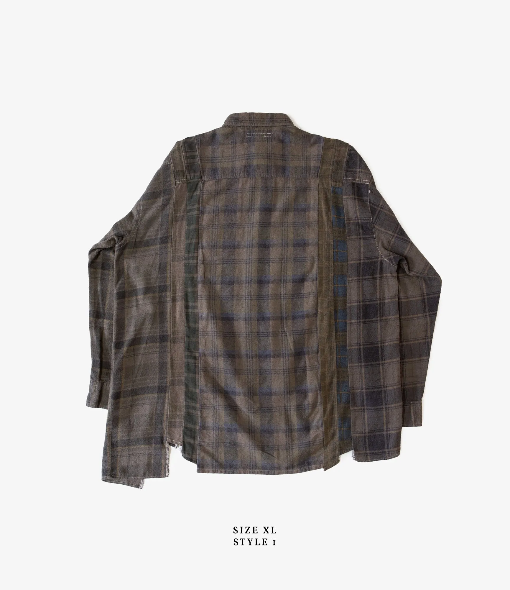 7 Cuts Flannel Shirt – Brown Over Dye