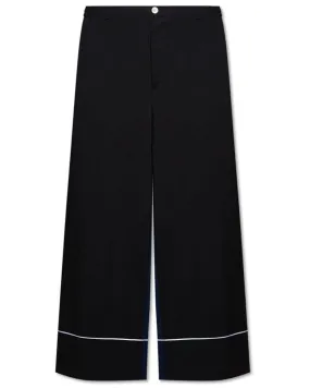 Black and Navy Two Tone Palazzo Pant