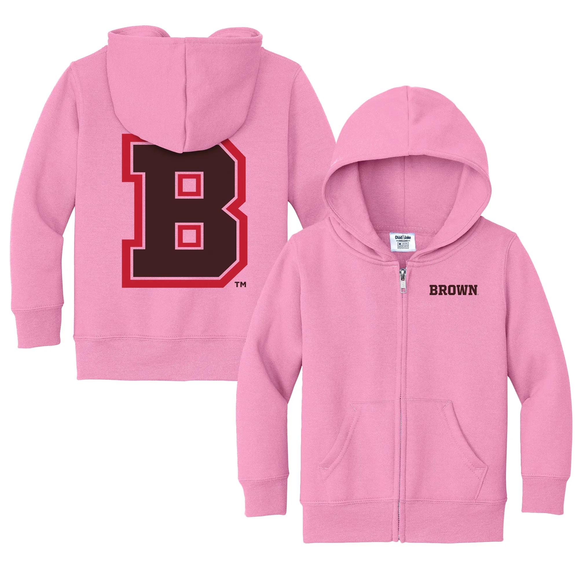 Brown Bears Logo Toddler Full-Zip Sweatshirt