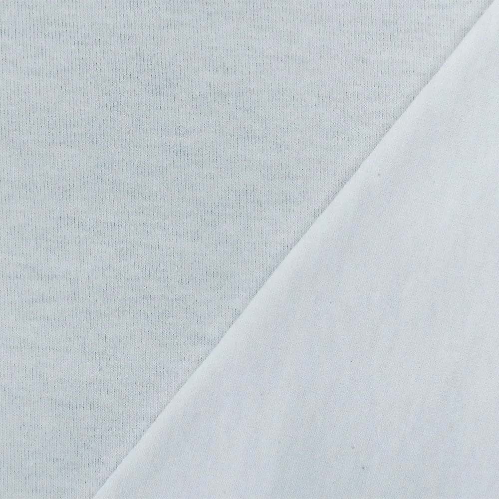 Cool White Solid Stretch Cotton Spandex Jersey Knit Fabric