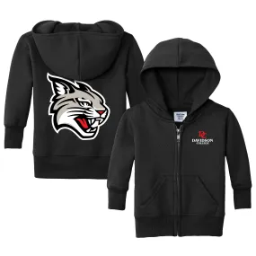 Davidson Wildcats Logo Infant Full-Zip Sweatshirt