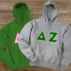 Delta Zeta Hooded Sweatshirt, 2-Pack Bundle Deal - TWILL