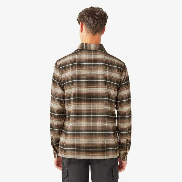 Dickies Forest Check Flannel Shirt Mushroom