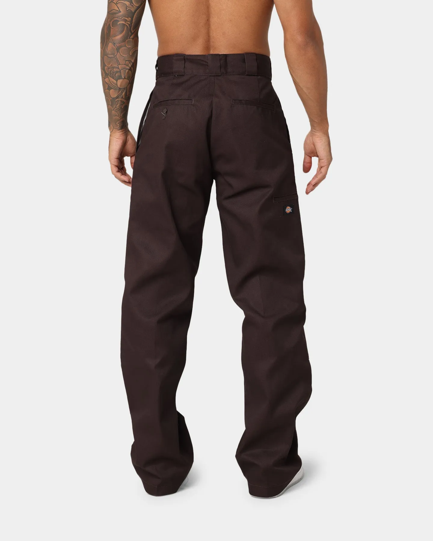 Dickies Loose Double Knee Work Pants Dark Brown