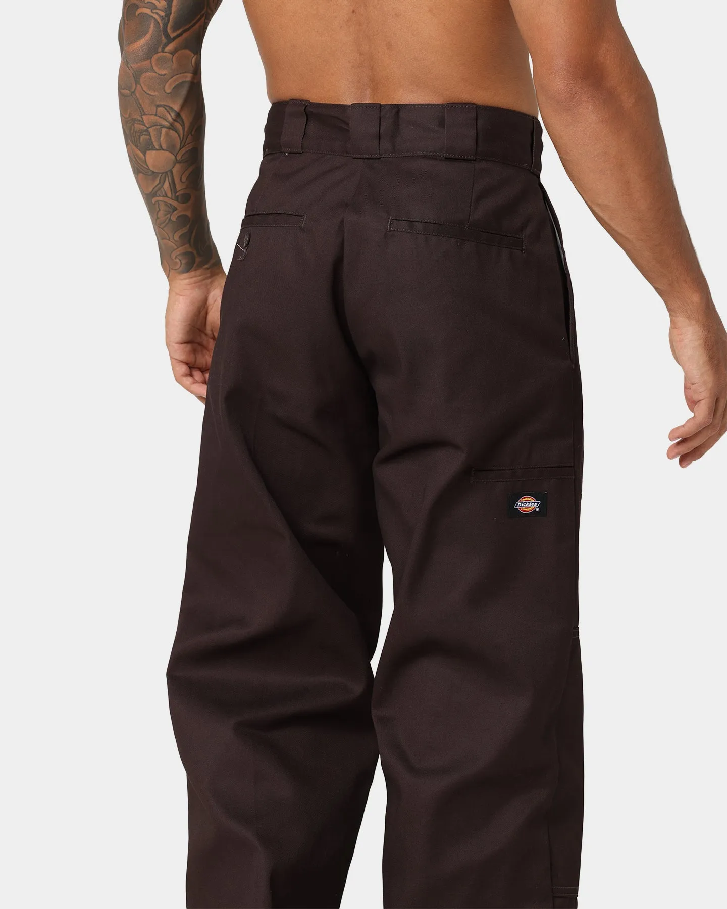 Dickies Loose Double Knee Work Pants Dark Brown