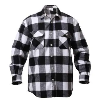 Extra Heavyweight Buffalo Plaid Flannel Shirt