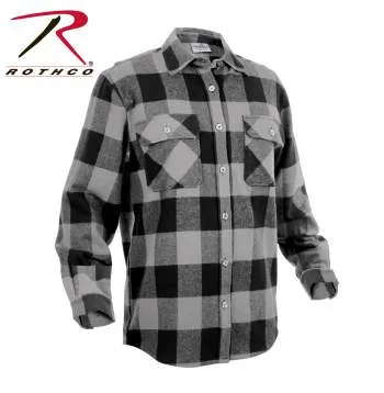 Extra Heavyweight Buffalo Plaid Flannel Shirt