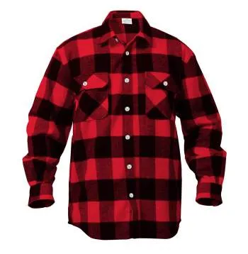 Extra Heavyweight Buffalo Plaid Flannel Shirt