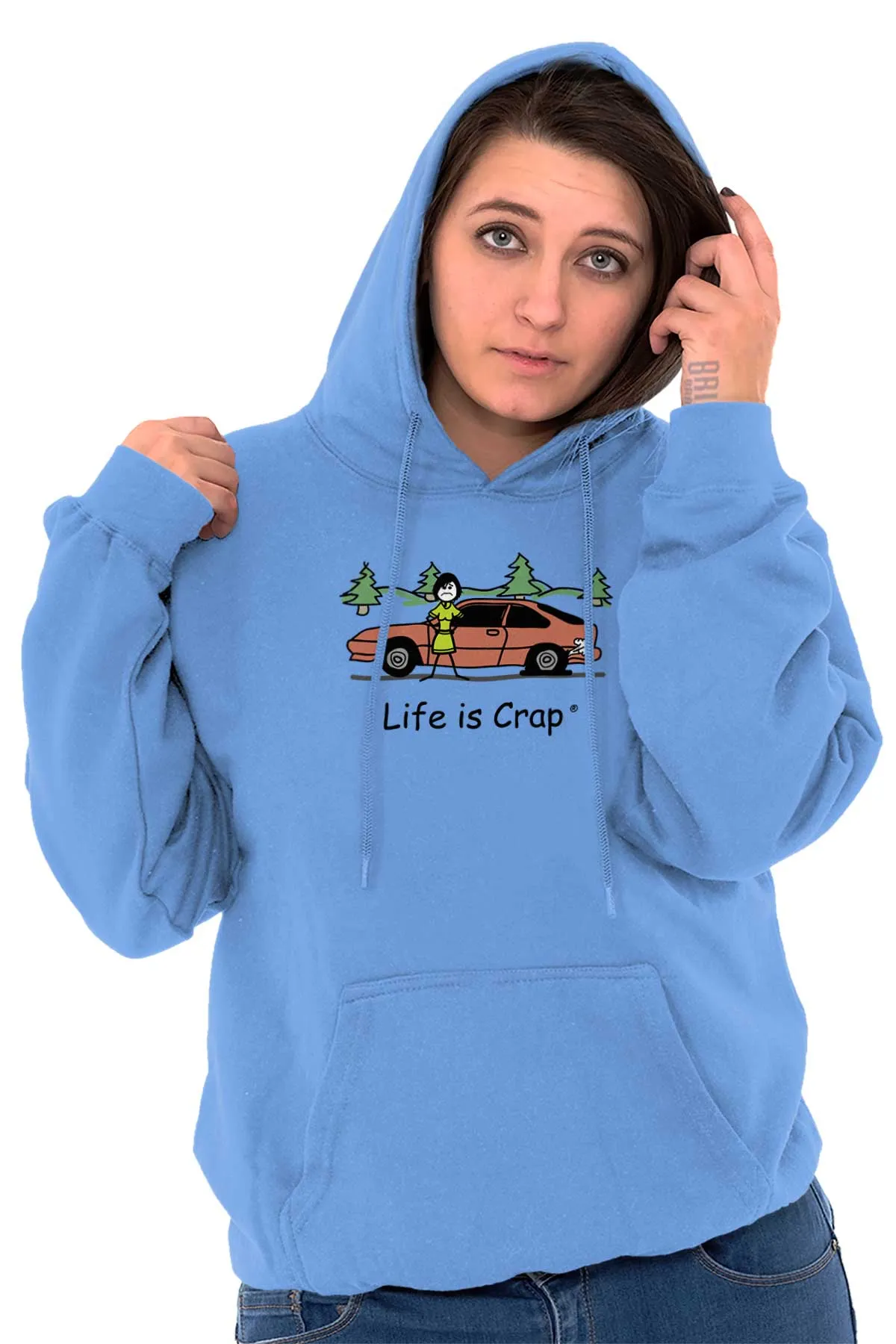 Flat Tire Hoodie