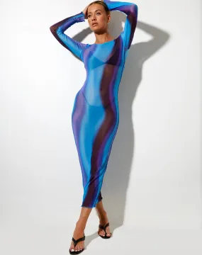 Laura Midi Dress in Solarized