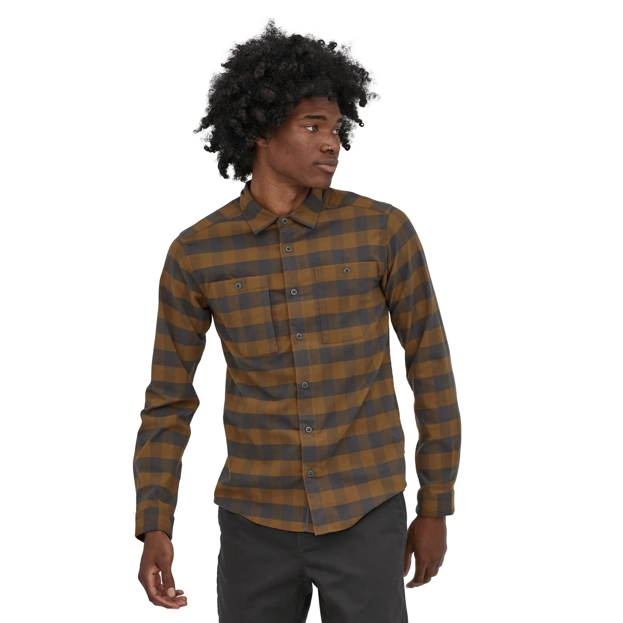 Mens Long-Sleeved Canyonite Flannel Shirt