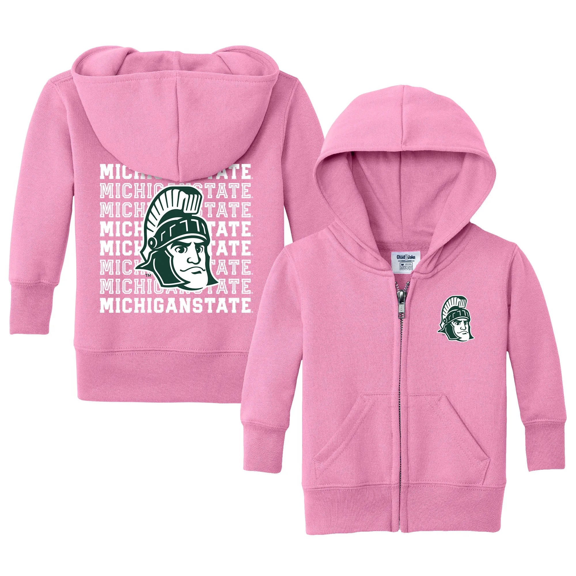 Michigan State Spartans Retro Infant Full-Zip Sweatshirt