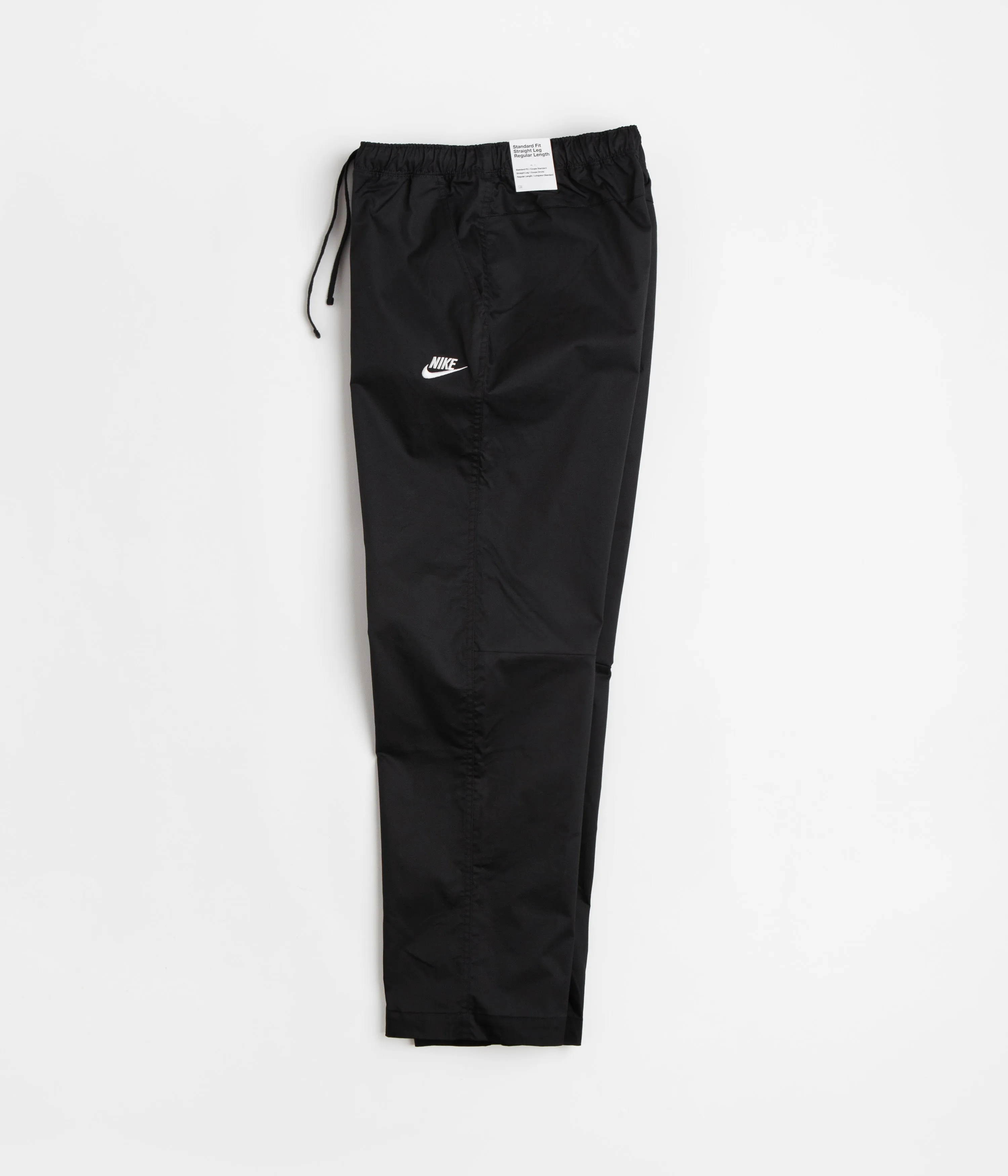 Nike Club Straight Leg Pants - Black / White