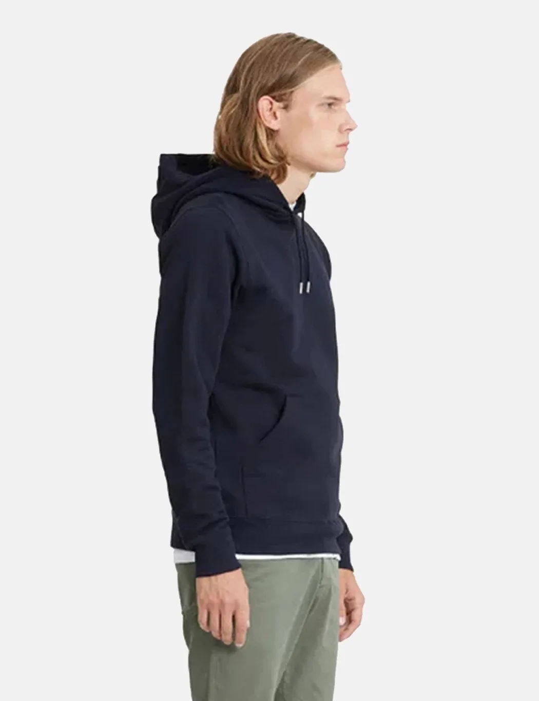 Norse Projects Vagn Classic Hooded Sweatshirt - Dark Navy Blue