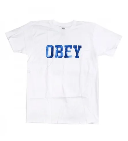 OBEY COLLEGIATE WATERCOLOR PREMIUM BASIC TEES