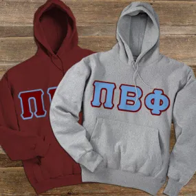 Pi Beta Phi Hooded Sweatshirt, 2-Pack Bundle Deal - TWILL