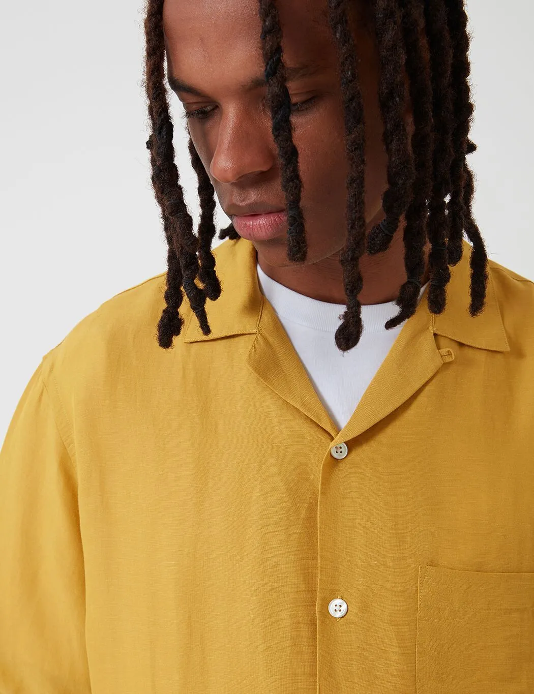 Portuguese Flannel Catown Shirt - Vintage Yellow