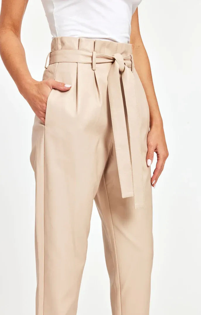 Soft Vegan Leather Bag Pants *multiple colors*