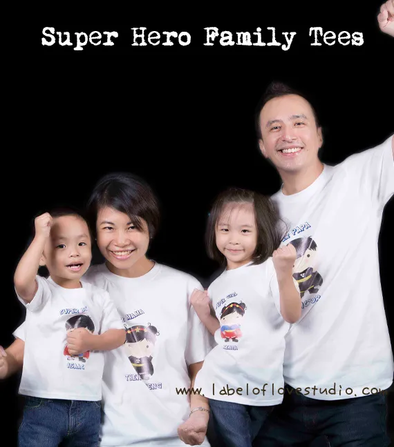 Super Hero Family Tees