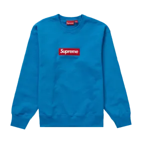 Supreme Box Logo Crewneck 'Blue' (FW22)