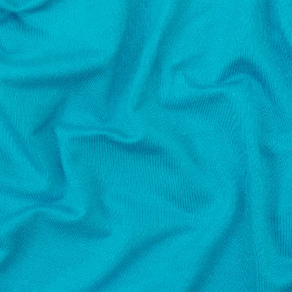 Teal Stretch Spandex Rayon Modal Jersey Knit Fabric