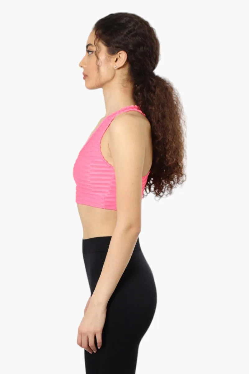 Toxika Basic Waffle Tank Top - Pink