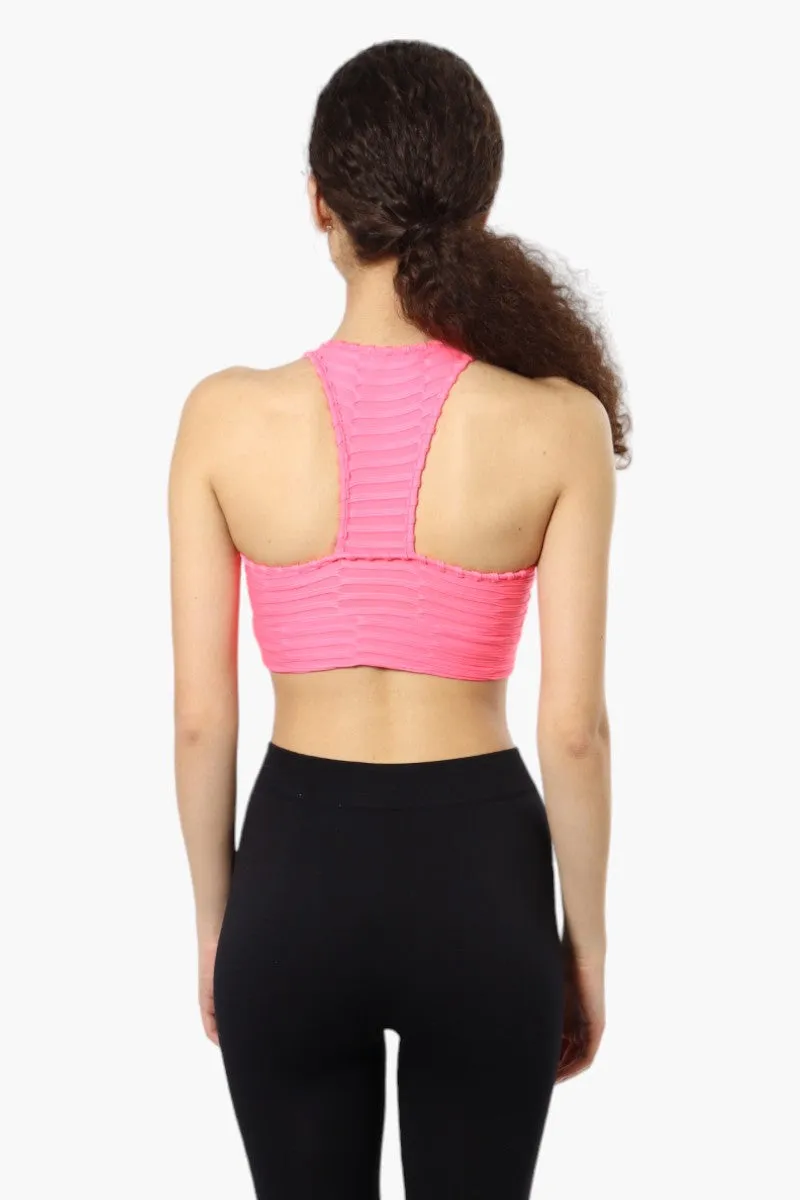 Toxika Basic Waffle Tank Top - Pink