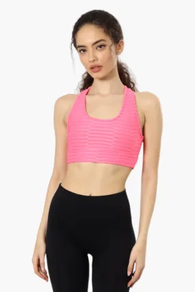 Toxika Basic Waffle Tank Top - Pink