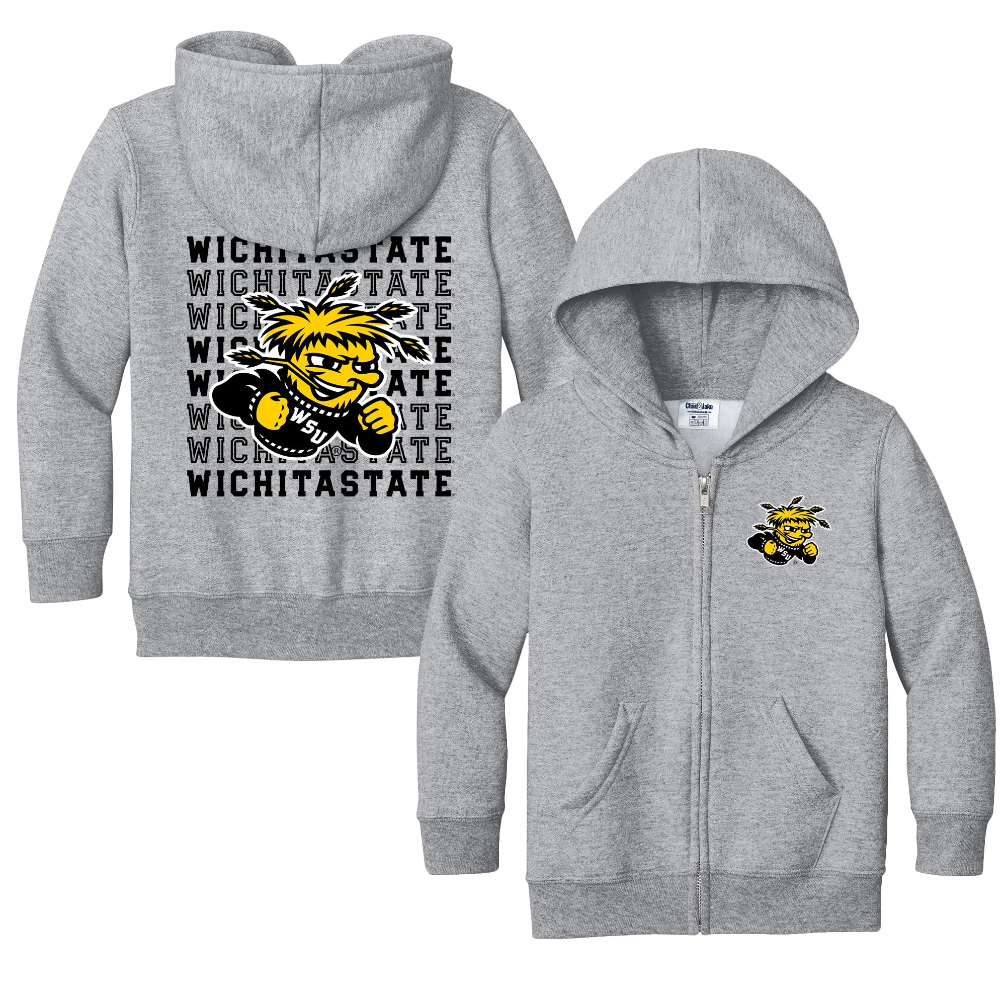 Wichita State Shockers Retro Toddler Full-Zip Sweatshirt