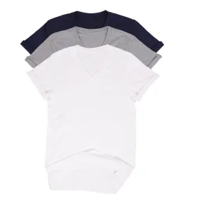 Women's Basic V-Neck Tees 3-Pack