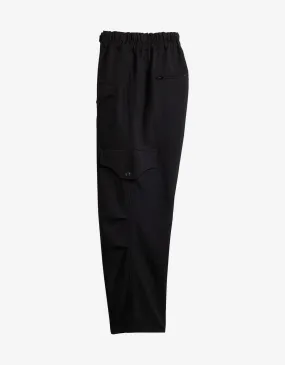 Y-3 Black Sport Uniform Straight Leg Trousers